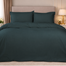 Комплект постільної білизни Poplin Line "091 Emerald" King Size