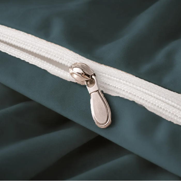 Комплект постільної білизни Poplin Line "091 Emerald" Євро