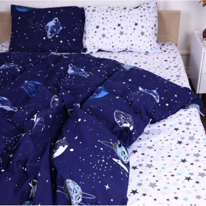 Комплект постільної білизни  Бязь 17-0014 Graciana King Size