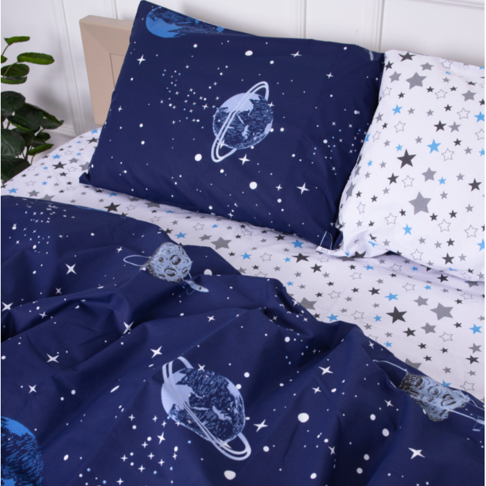 Комплект постільної білизни  Бязь 17-0014 Graciana King Size