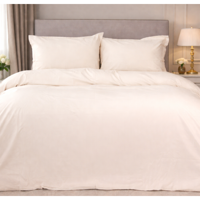 Комплект постільної білизни Poplin Line "002 Milky White" Дитяча 110х140 см.