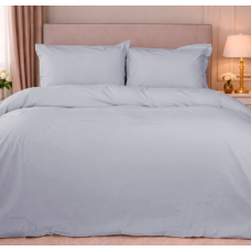 Комплект постільної білизни Poplin Line "054 Light Gray" Полуторна