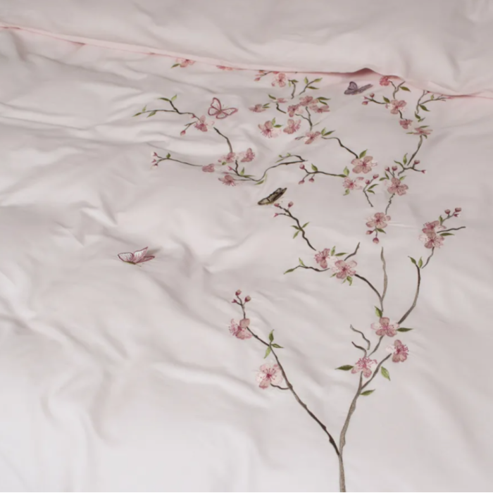 Комплект постільної білизни  С Satin Elit "Butterfly" Євро