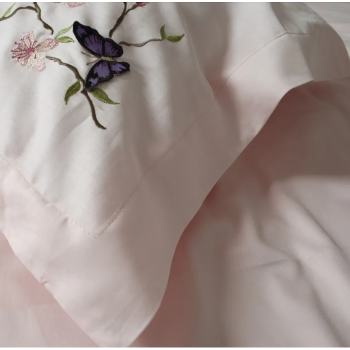Комплект постільної білизни  С Satin Elit "Butterfly" Євро