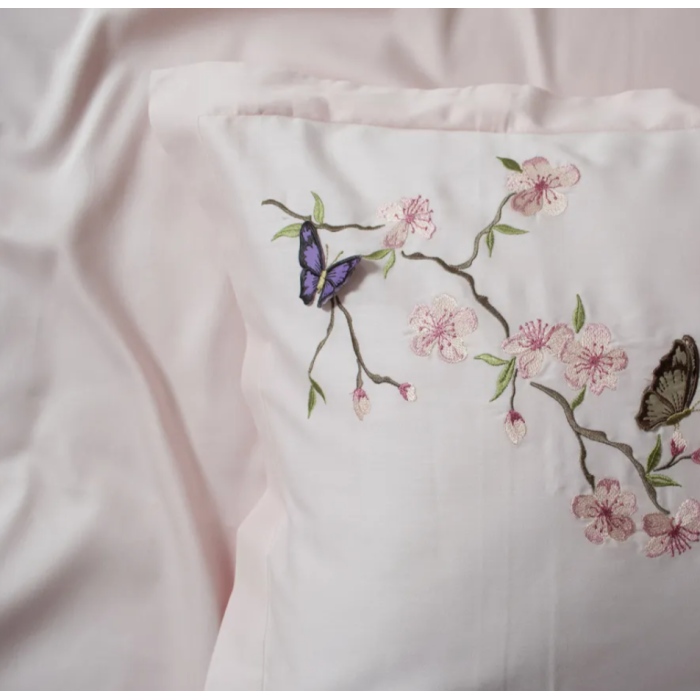 Комплект постільної білизни  С Satin Elit "Butterfly" Євро