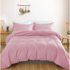 Комплект постільної білизни Satin Light Pro 10-003 Pink King Size