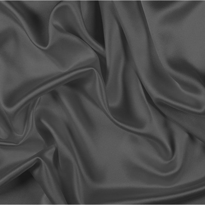 Комплект постільної білизни Satin Light Pro 10-005 Dark Gray Євро