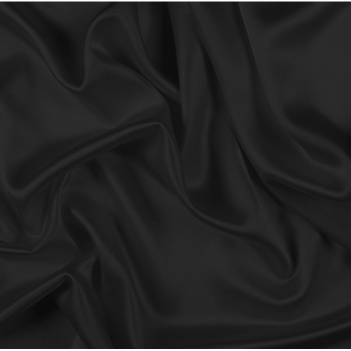 Комплект постільної білизни Satin Light Pro 10-006 Black Євро
