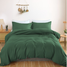 Комплект постільної білизни Satin Light Pro 10-009 Green King Size