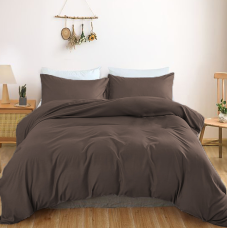 Комплект постільної білизни Satin Light Pro 10-010 Brown King Size