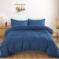 Комплект постільної білизни Satin Light Pro 10-011 Dark Blue Дитячий