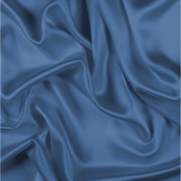 Комплект постільної білизни Satin Light Pro 10-011 Dark Blue Євро