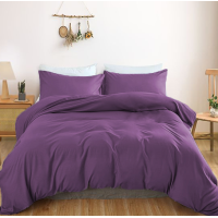 Комплект постільної білизни Satin Light Pro 10-012 Violet Євро