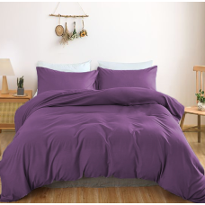 Комплект постільної білизни Satin Light Pro 10-012 Violet King Size