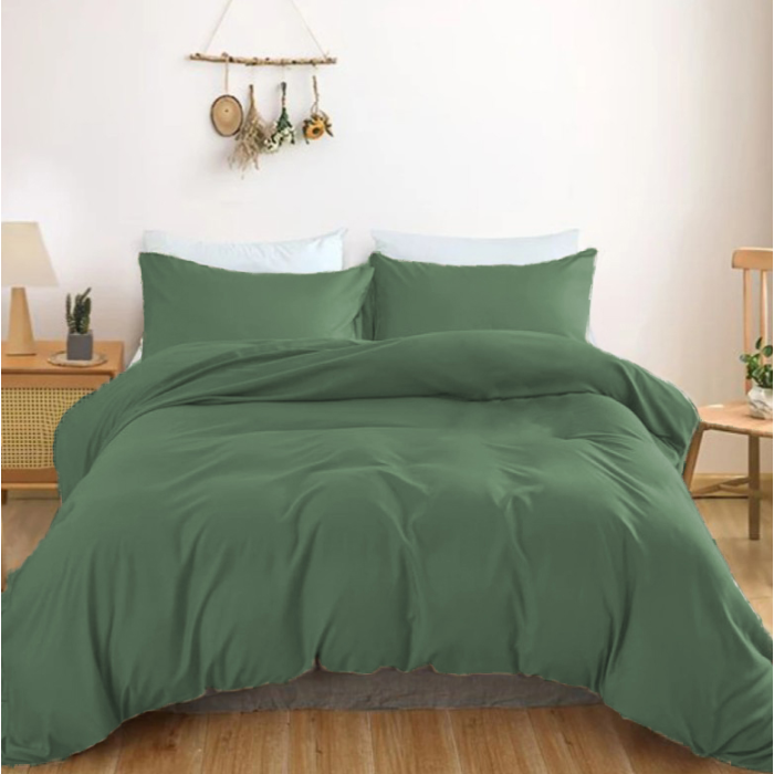 Комплект постільної білизни Satin Light Pro 10-017 Green Olive Дитячий