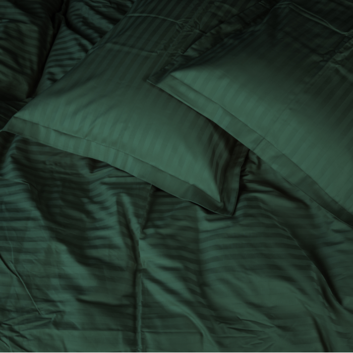 Комплект постільної білизни Satin Stripe 30-0017 Green Дитячий